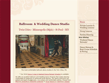 Tablet Screenshot of myballroomdancestudio.com